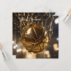 "Golden Victory: Netball Caught in a Gleaming Net" Inbjudningar