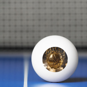 "Golden Victory: Netball Caught in a Gleaming Net" Pingisboll