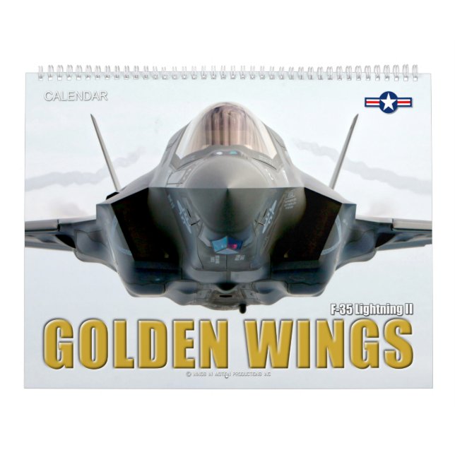 GOLDEN VINGAR F-35B/C Blixt II Kalender (Omslag)