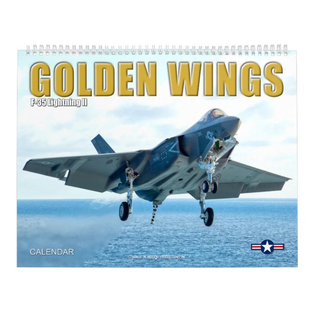GOLDEN VINGAR F-35B/C Blixt II Kalender (Omslag)