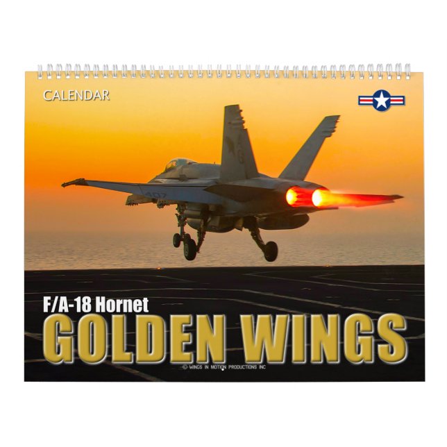 GOLDEN VINGAR - F/A-18 Hornet Kalender (Omslag)