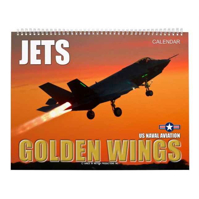 GOLDEN VINGAR JET - Naval Aviation Kalender (Omslag)