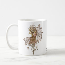 Golden vingar och blommande drömmar, magiska håret kaffemugg