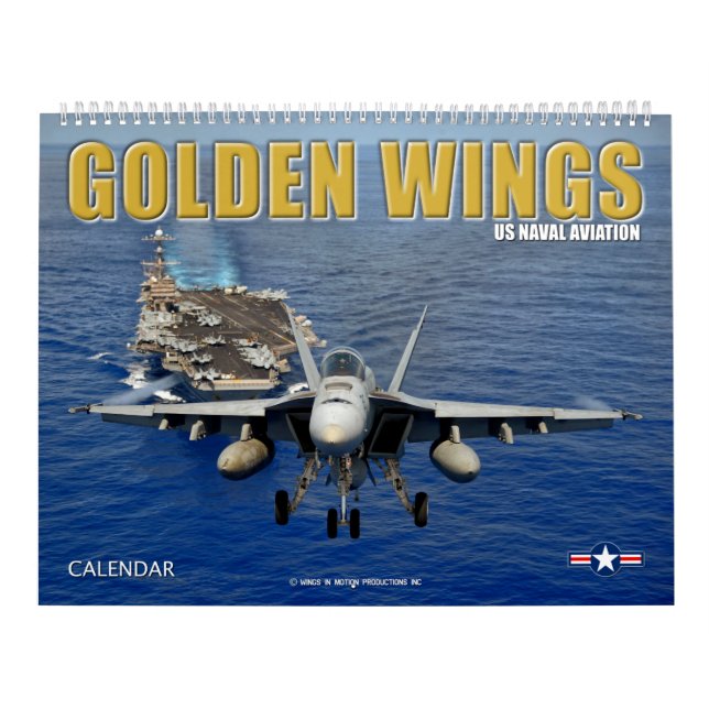 GOLDEN VINGAR - US Naval Aviation Kalender (Omslag)