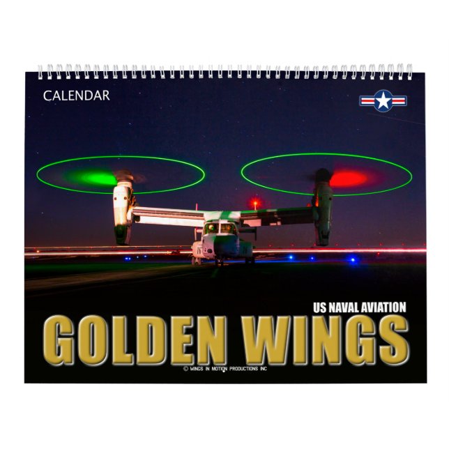 GOLDEN VINGAR - US Naval Aviation Kalender (Omslag)