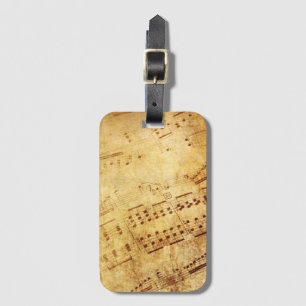 Golden Vintage Antique Lakan Music Score Lakan Bagagebricka