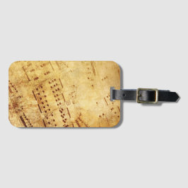 Golden Vintage Antique Lakan Music Score Lakan Bagagebricka