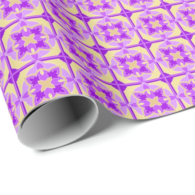 Golden Violes Presentpapper (Rullad Hörn)