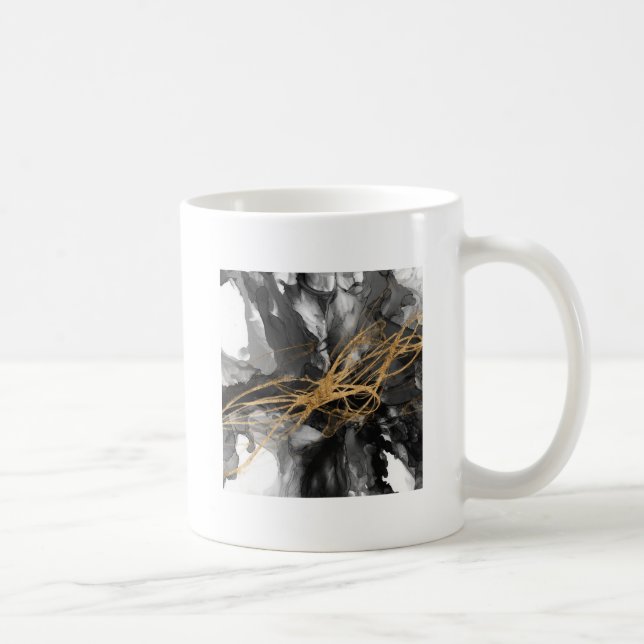 Golden Vortex I Kaffemugg (Höger)