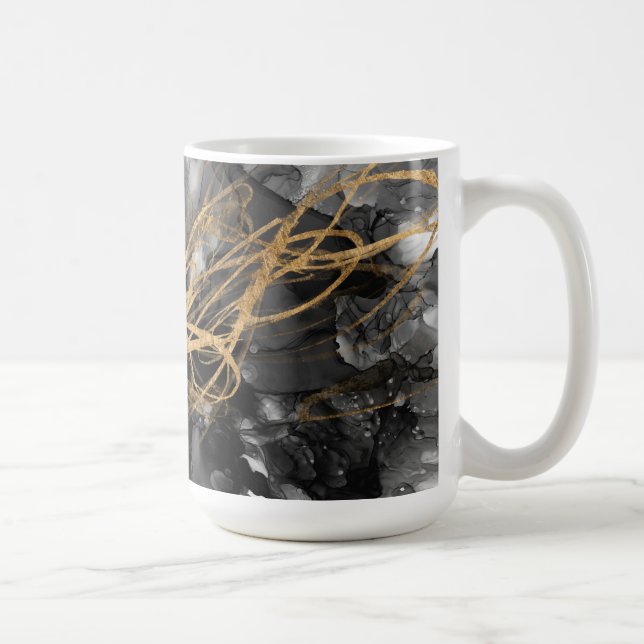 Golden Vortex I Kaffemugg (Höger)