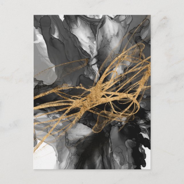 Golden Vortex I Vykort (Framsida)