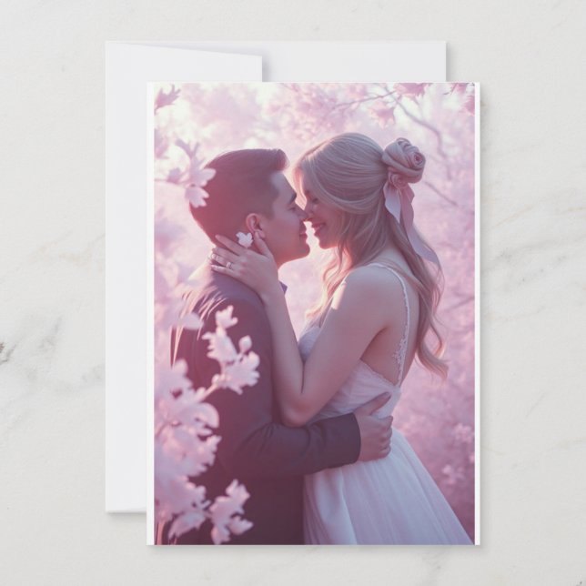 Golden Vows-inbjudningar Inbjudningar (Baksida)