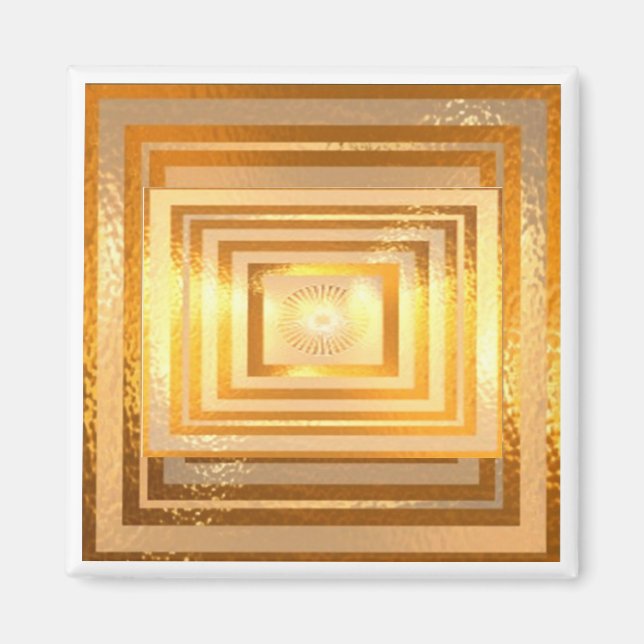 Golden Warm Energy Magnet (Framsidan)