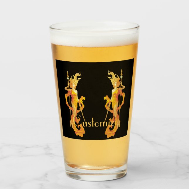 Golden Warrior Goddess Thunder_Cove Glaskopp (Framsida fylld)