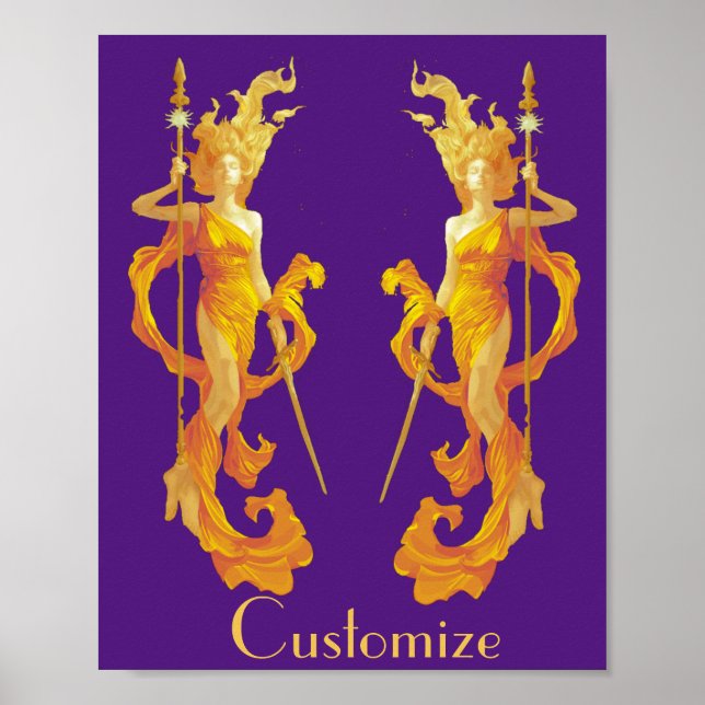 Golden Warrior Goddess Thunder_Cove Poster (Framsidan)