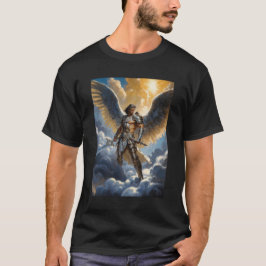 Golden Warrior of Heaven Archangel Michael T Shirt