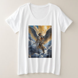 Golden Warrior of Heaven Archangel Michael T Shirt