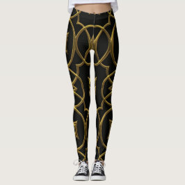 Golden Warrior Princess Leggings