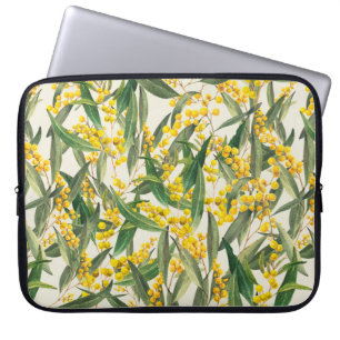 Golden Wattle (Acacia pycnantha) är Australiens tä Laptop Fodral