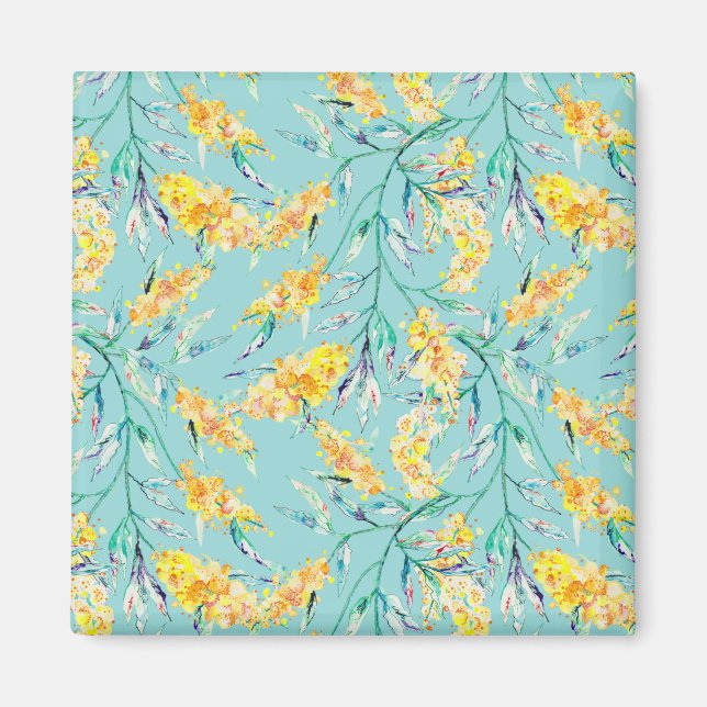 Golden Wattle Gren i Blue Magnet (Framsidan)