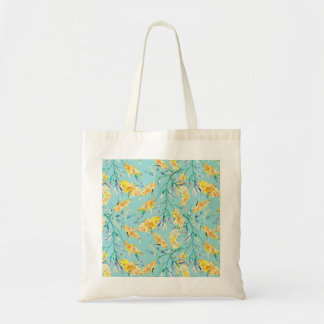 Golden Wattle Gren i Blue Tygkasse