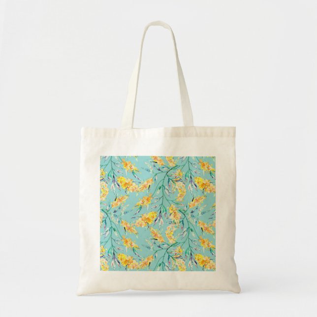 Golden Wattle Gren i Blue Tygkasse (Framsidan)