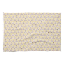 Golden Wave Chevron Tea Towel