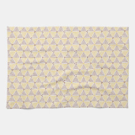 Golden Wave Chevron Tea Towel Kökshandduk