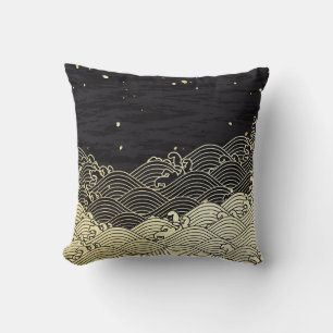 Golden wave, papper-lik struktur. kudde