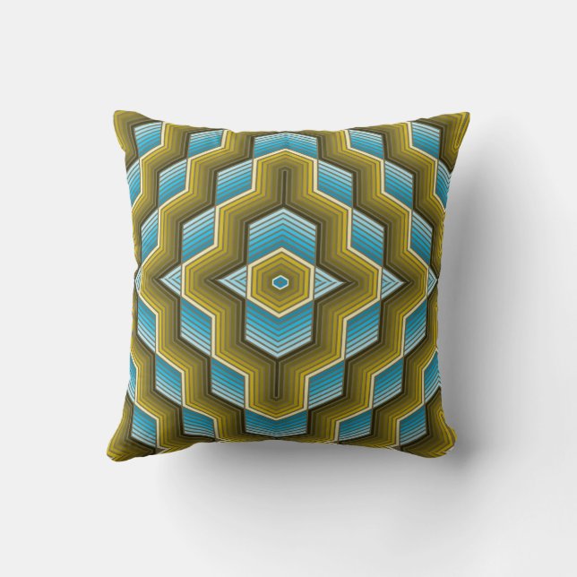 Golden Wave Reversible Dekorativ kudde (Baksida)