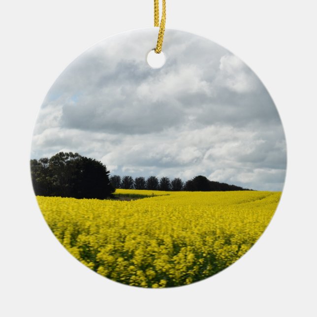 Golden Waves of Streatham Julgransprydnad Keramik (Framsidan)