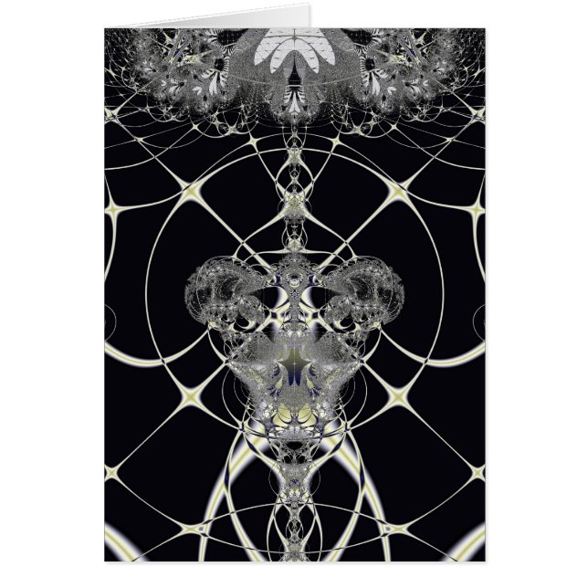 Golden Webben Hälsningskort (Framsidan)