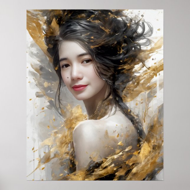 Golden Whirlwind: Filipina-flicka Poster (Framsidan)