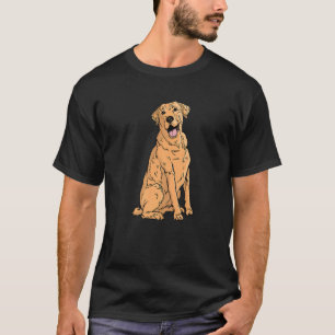 Golden White Gult Labrador Retriever Lab Hund Lif T Shirt
