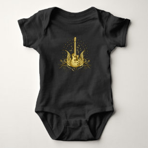 Golden Winged Guitar T Shirt