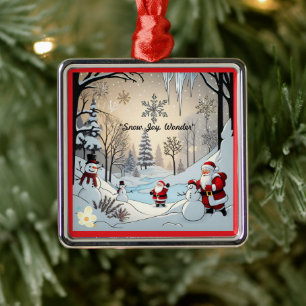 "Golden Winter Dreams" Julgransprydnad Metall