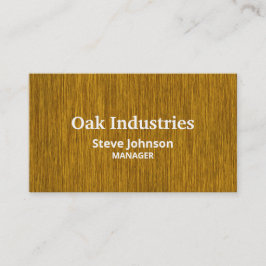 Golden Woodgrain-Professionell Visitkort