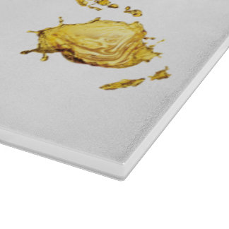 Golden World Map Kitchen Knivar Cook