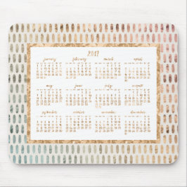 Golden Yarly 2017 Calendar Mus mattor Light Musmatta