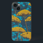 Golden Yarrow Garden med blå bakgrund<br><div class="desc">Golden ypil blommor skildrar denna vackra trädgårdsscen. Den blå bakgrunden innehåller också ett tips på löv som är spridda över hela världen. Det är som att tittar på ett fotografi av Magic Öga förutom mycket mer roligt!</div>