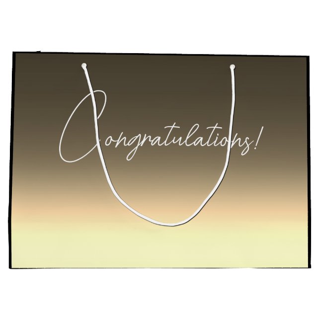 Golden yellow beige ombre gradient (Baksidan)