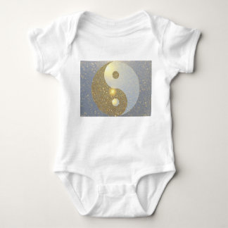 Golden Ying Yang T Shirt
