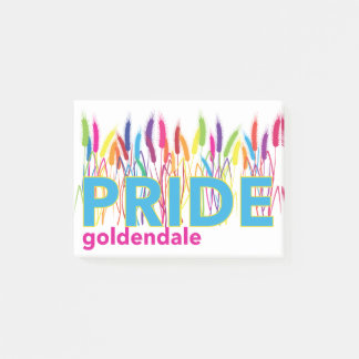 Goldendale PRIDE Swag Post-it Block