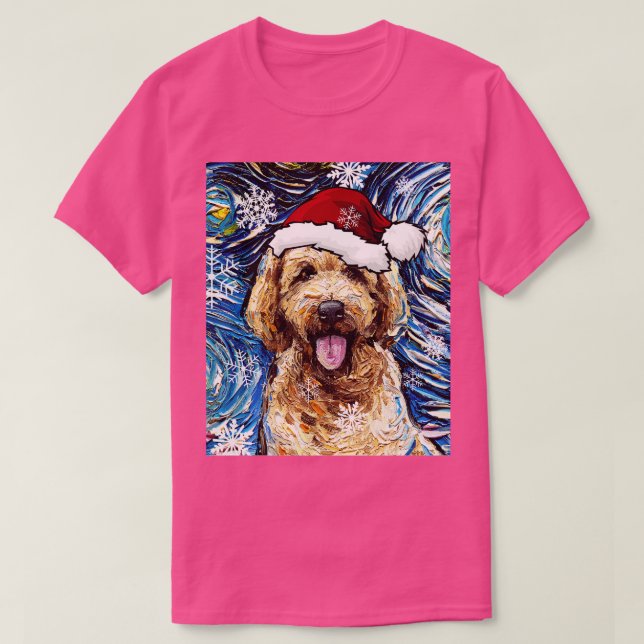Goldendle Santa T Shirt (Design framsida)