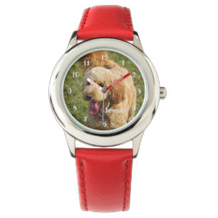 Goldendoodel-Hund Armbandsur