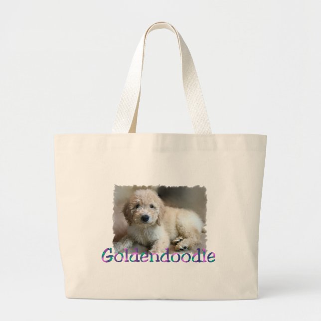 Goldendoodle Älskare Gifts Jumbo Tygkasse (Framsidan)