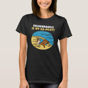 Goldendoodle är min medpilot-Hund T Shirt