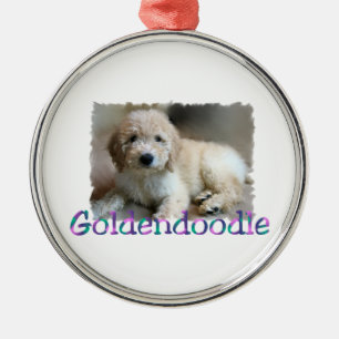 Goldendoodle Art Julgransprydnad Metall