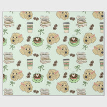 Goldendoodle Coffee & Books Inpackningspapper