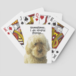 GoldenDoodle, Cute Moppy Adful Doodle Casinokort